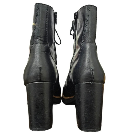 Naturalizer Camden Leather Combat Booties - Picture 5 of 9